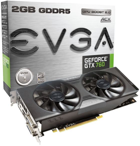 EVGA GeForce GTX 760 ACX karta graficzna zdjęcie opakowanie