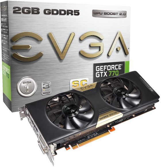 EVGA GeForce GTX 770 SC ACX karta graficzna zdjęcie
