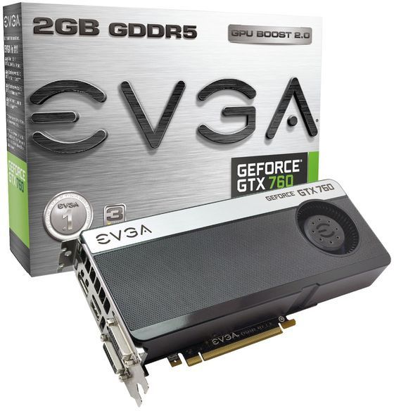 EVGA GeForce GTX 760 karta graficzna zdjęcie