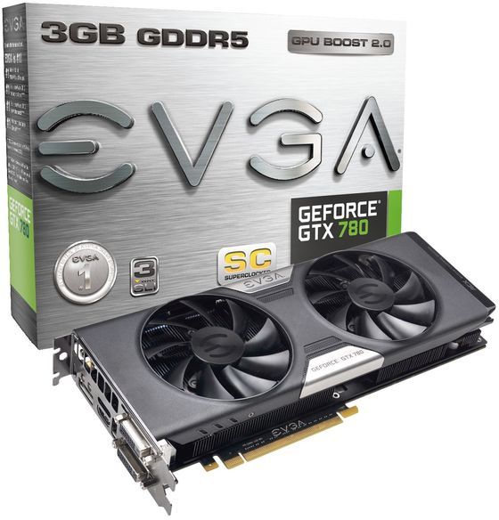 EVGA GeForce GTX 780 ACX SC karta graficzna zdjęcie opakowanie