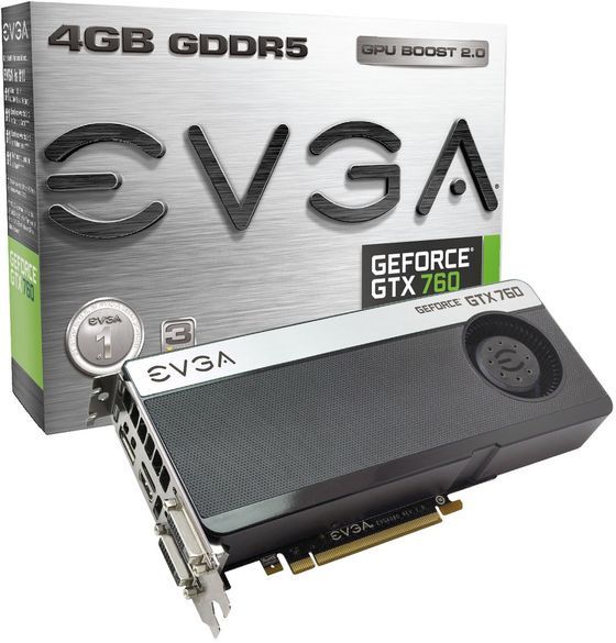 EVGA GeForce GTX 760 4GB karta graficzna zdjęcie opakowanie