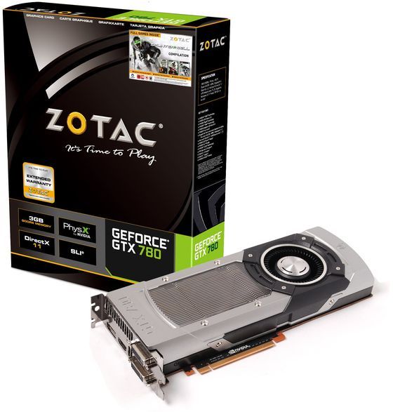 Zotac GeForce GTX 780 karta graficzna zdjęcie opakowanie