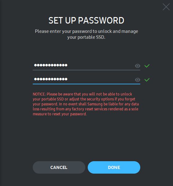 Samsung Portable SSD Software