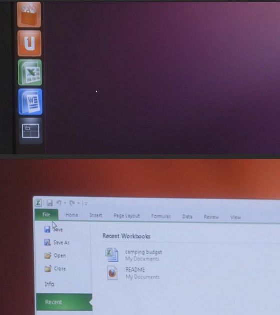 ubuntu edge obsługa aplikacje microsoft office