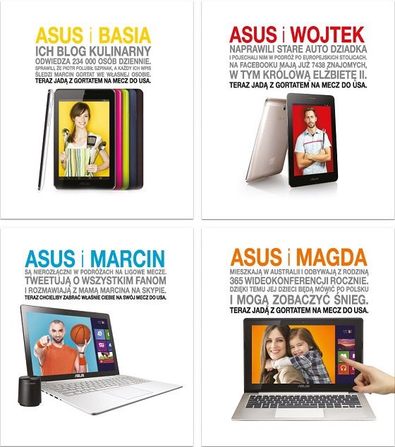 Asus kampania reklamowa Asus i ty