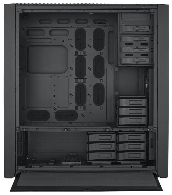 Corsair Obsidian 900D obudowa zdjęcie wnętrze
