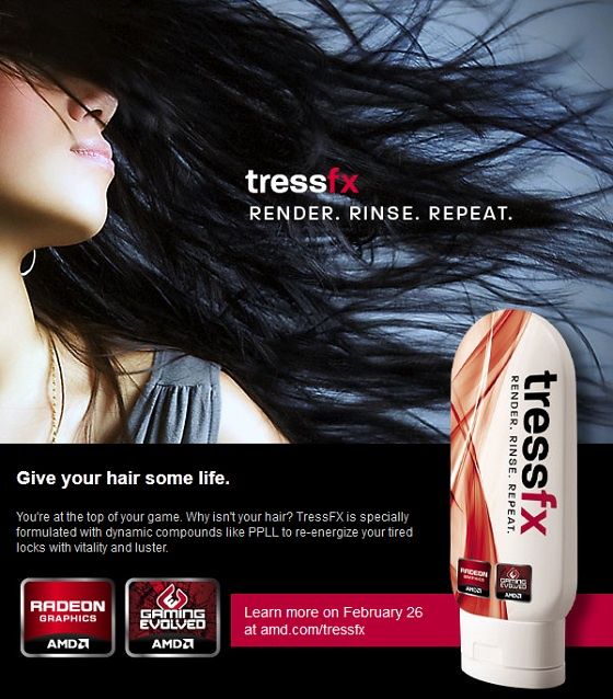 AMD TressFX technologia zwiastun grafika