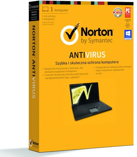 Norton AntiVirus Windows 8 pudełko