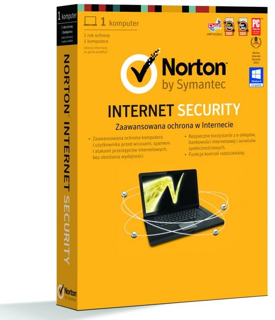Norton Internet Security Windows 8 pudełko