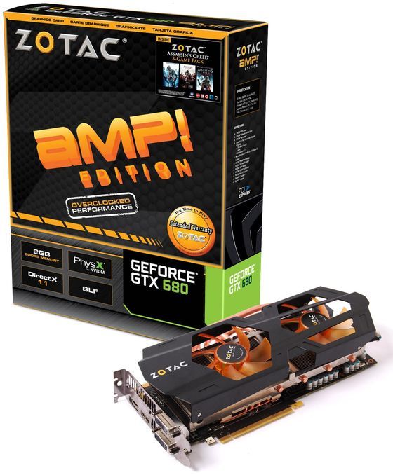 Zotac GeForce GTX 680 AMP! Edition karta graficzna opakowanie zdjęcie