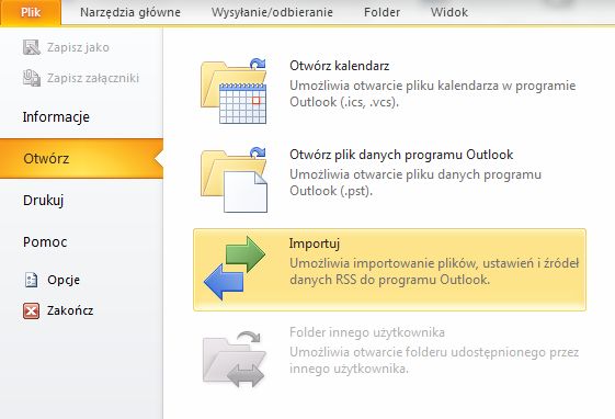 Outlook 2010