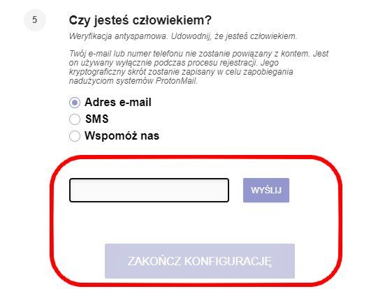 Jak założyć pocztę ProtonMail - część 3