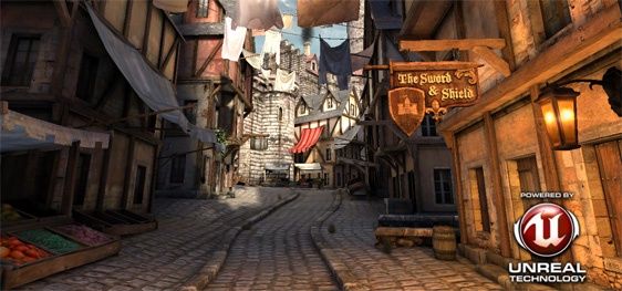 epic citadel unreal engine 3 tech demo wygląd firefox