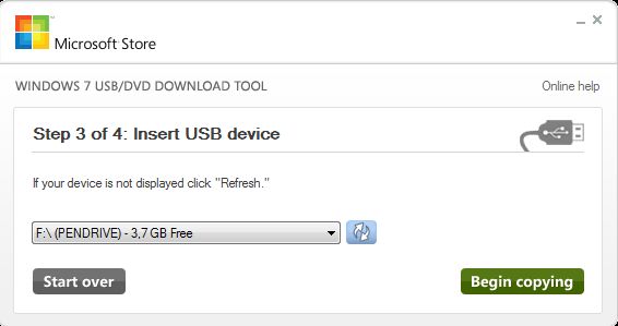 instalacja systemu win 8 z usb - wybór napędu