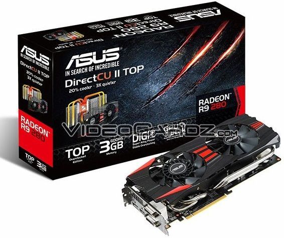 ASUS Radeon R9 280 DirectCU II TOP karta graficzna