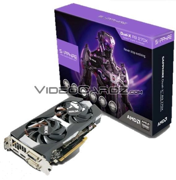 Sapphire Radeon R9 270X Dual-X karta graficzna zdjęcie