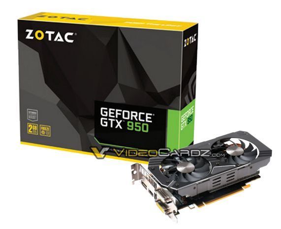 Zotac GeForce GTX 950 OC karta graficzna