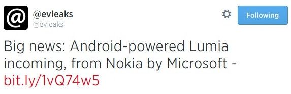 Microsoft smartfon Android