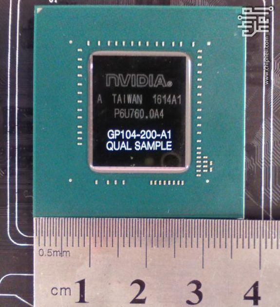 Nvidia Pascal GP104-200-A1 procesor graficzny