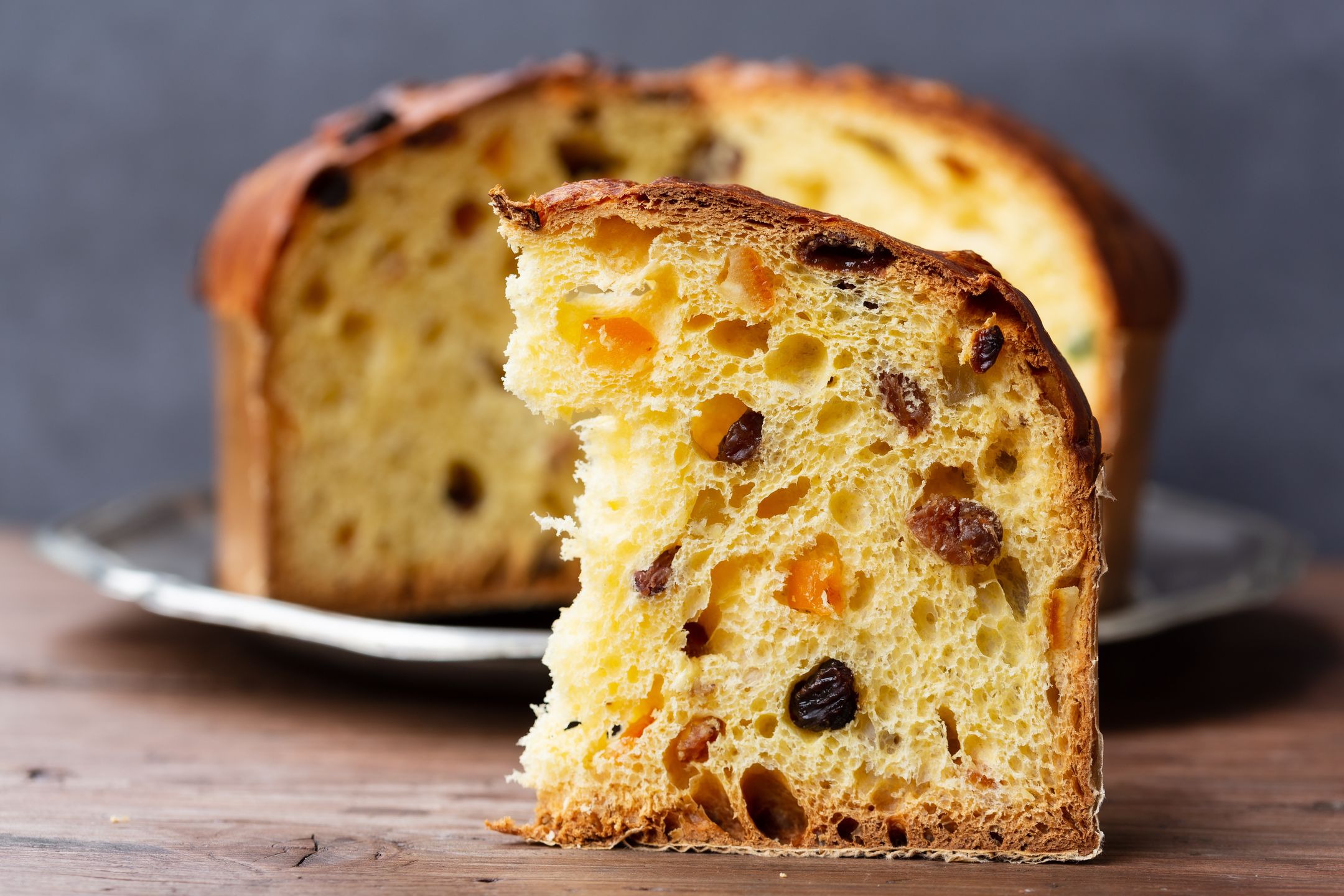 Panettone najeżone bakaliami