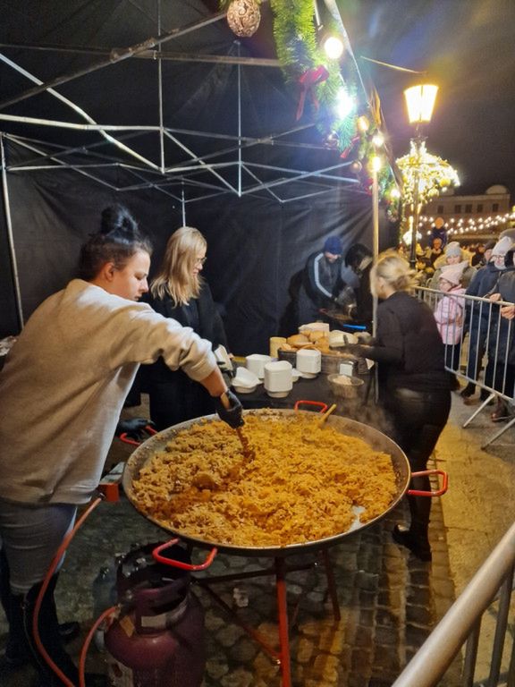 Wigilia przed płockim ratuszem