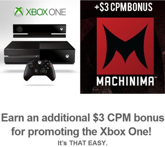 microsoft machinima potajemna płatna promocja xbox one na youtube?