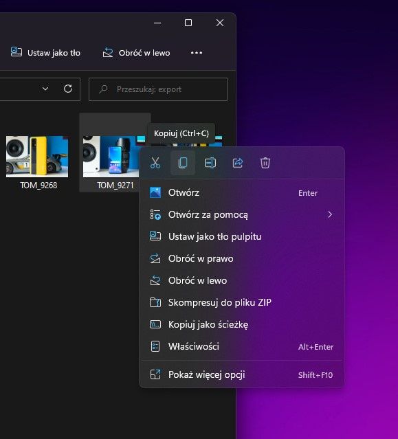 Windows 11 przezroczystość