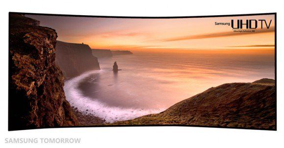 Samsung 105 curved TV