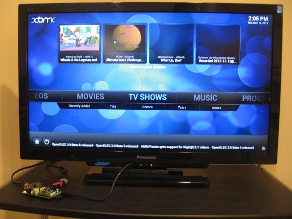 raspberry pi centrum multimedialne xbmc
