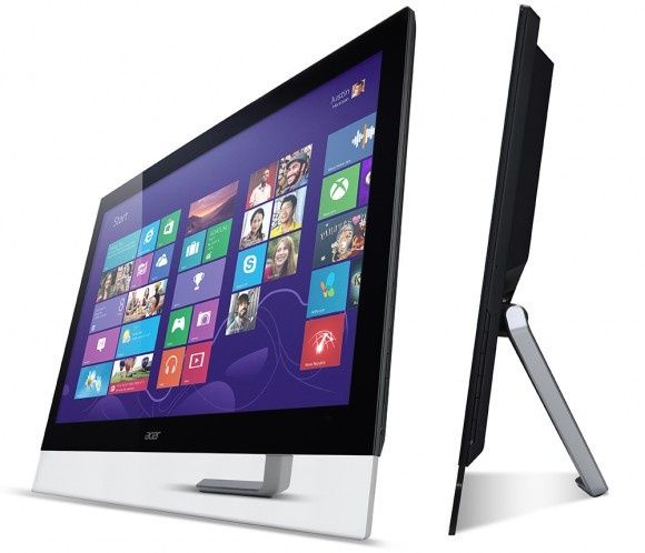 acer t272hul monitor dotyk 27-cali wygląd ekran