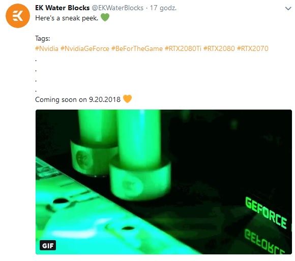 EKWB blok wodny zapowiedx