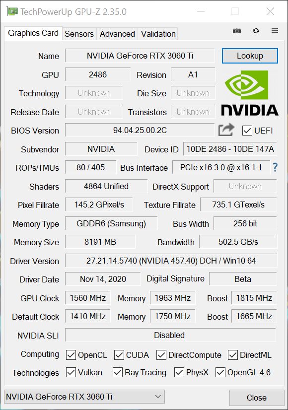 NVIDIA GeForce RTX 3060 Ti - efekty naszego OC