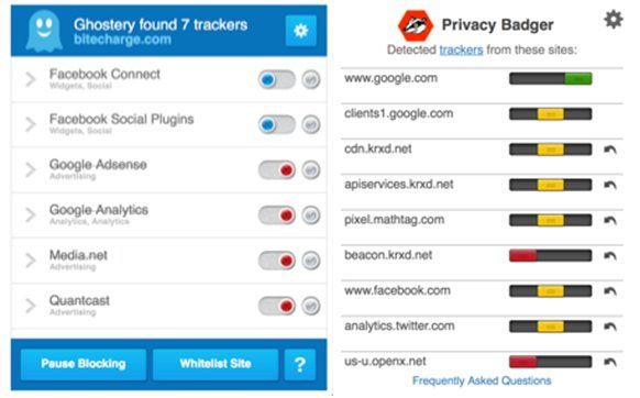 Mozilla prywatność Ghostery
