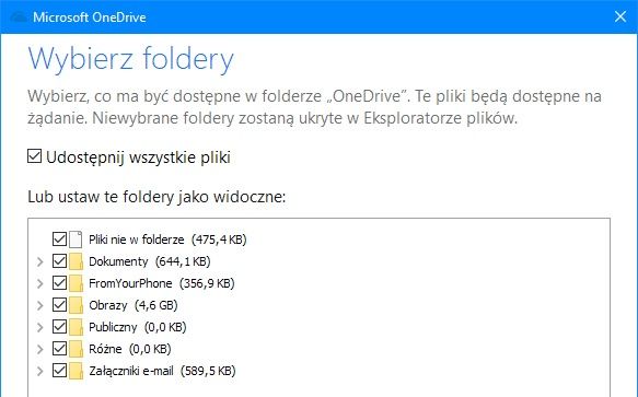 Windows 10 foldery