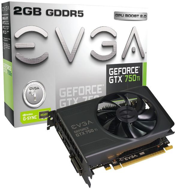 EVGA GeForce GTX 750 Ti karta graficzna zdjęcie