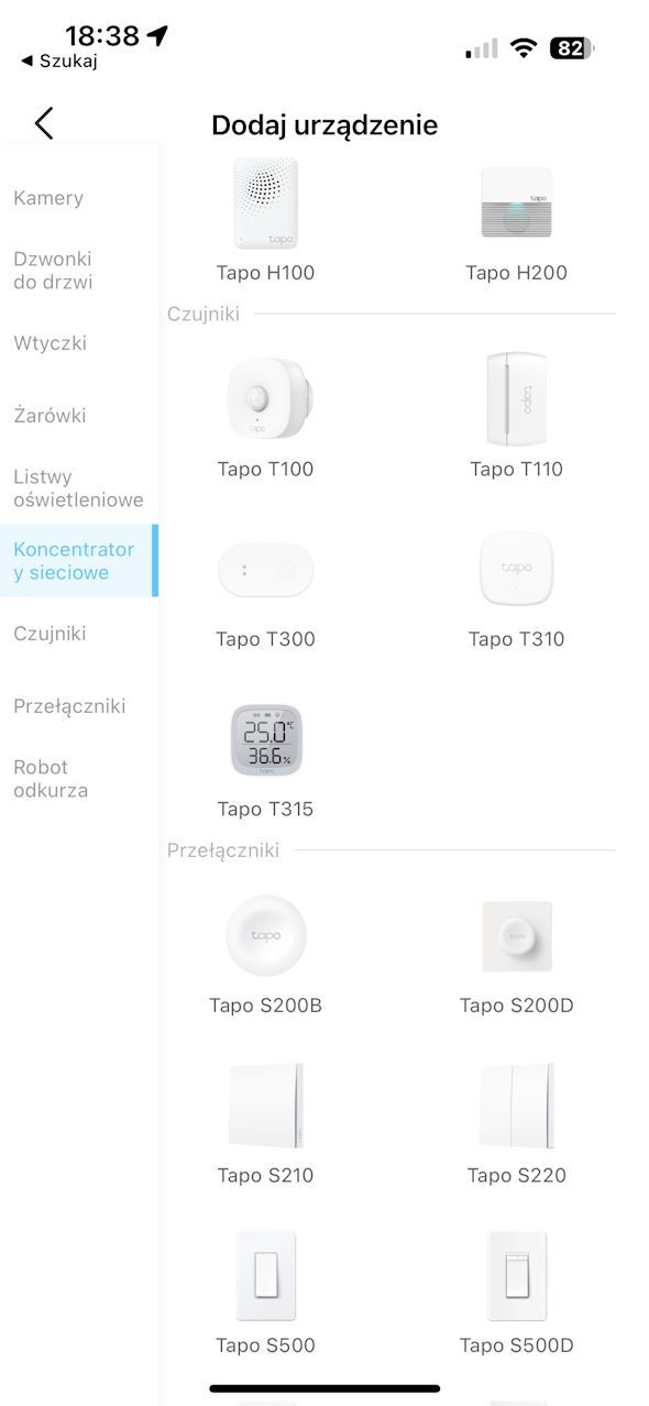 TP-Link Tapo Smart - konfiguracja H100 - 1