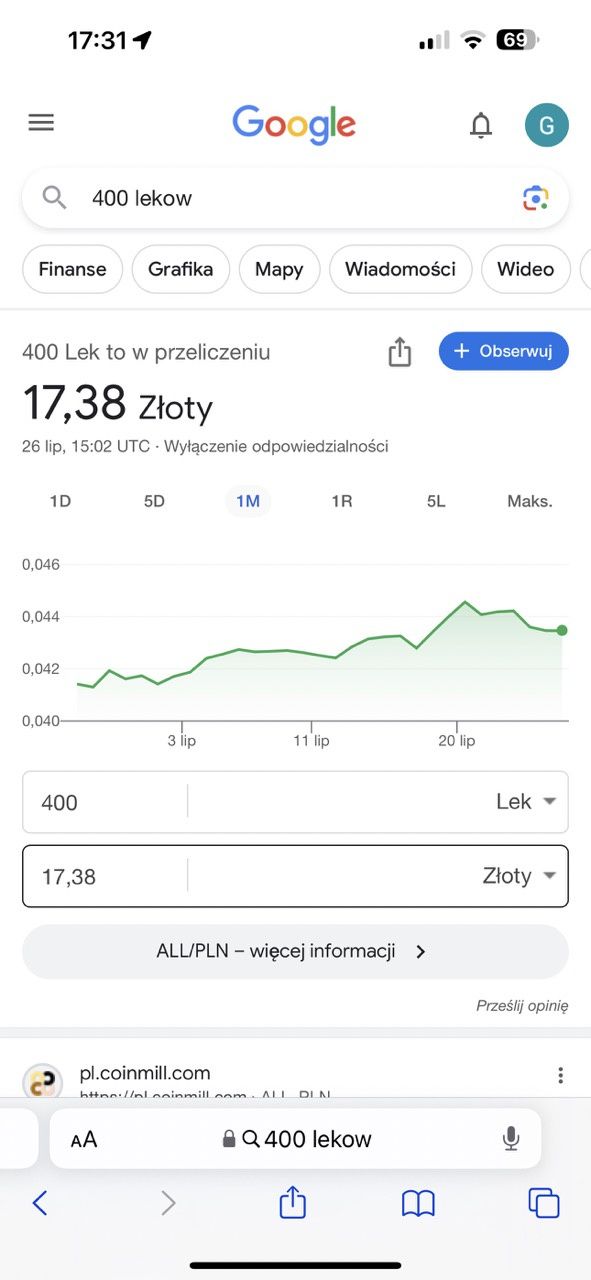 waluta google