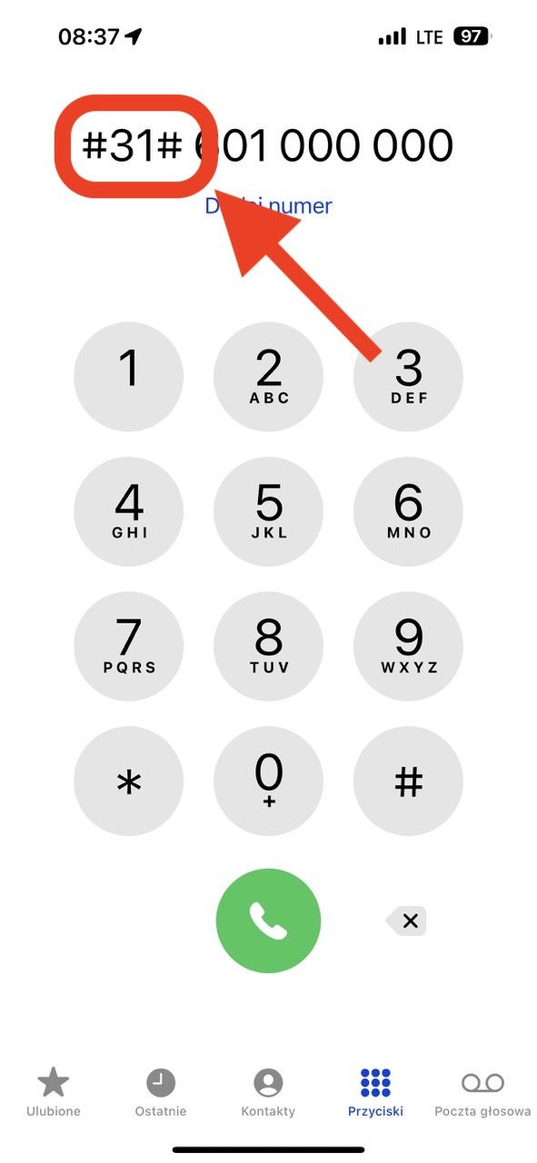 jednorazowe zastrzeganie numeru