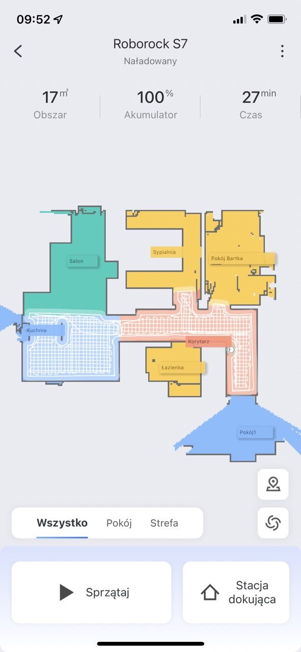 Roborock mapa