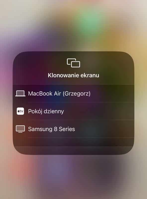 jak klonować iPhone na tv?