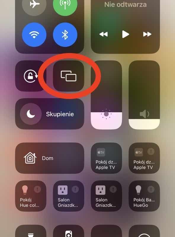 klonowanie ekranu iPhone