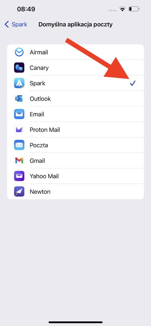 aplikacja spark na iphone