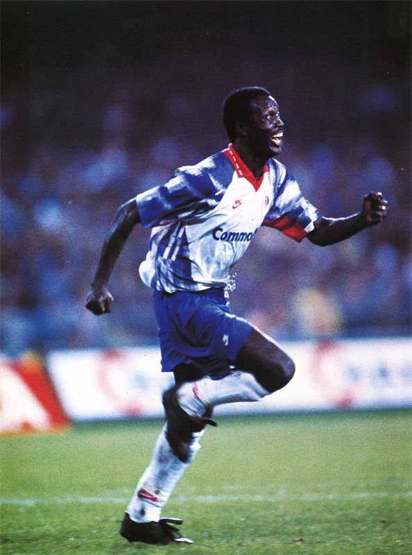 George Weah w 1992 roku (fot. domena publiczna)