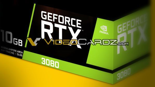 Nvidia GeForce RTX 3080 - pudełko karty