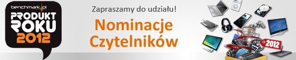 Nominacje w Plebiscycie Produkt Roku 2012