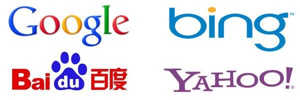 Google Baidu Yahoo Bing