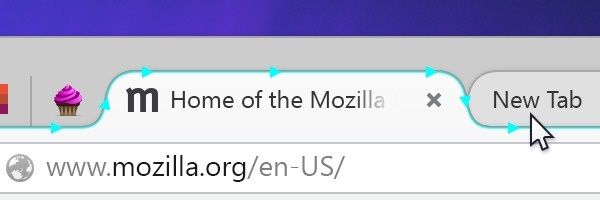 firefox australis zakładka pasek adresu