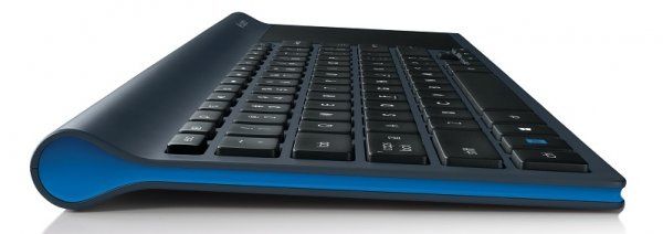Logitech TK820 klawiatura bok