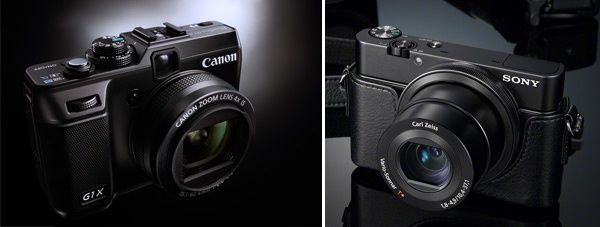 Canon Sony aparaty z sensorem klasy 1 cal