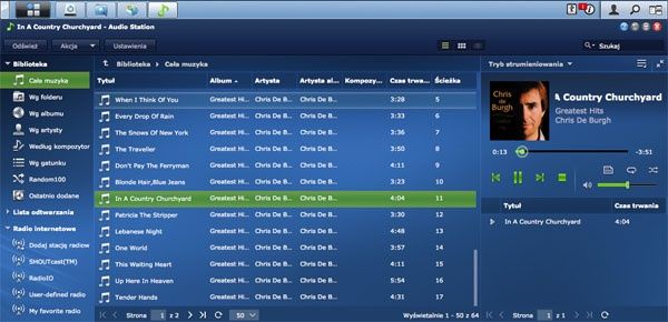Synology DS713+ Aplikacje i pakiety